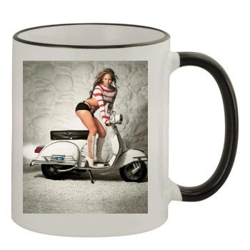 Jennifer Lopez 11oz Colored Rim & Handle Mug