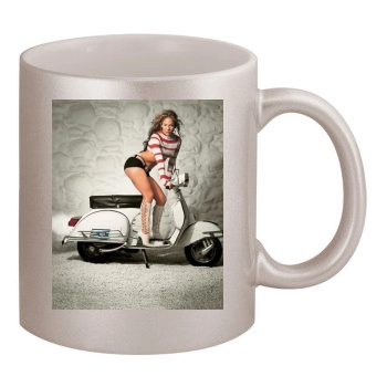 Jennifer Lopez 11oz Metallic Silver Mug