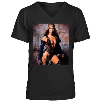 Jennifer Lopez Men's V-Neck T-Shirt