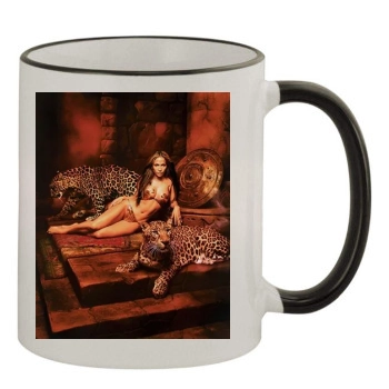 Jennifer Lopez 11oz Colored Rim & Handle Mug