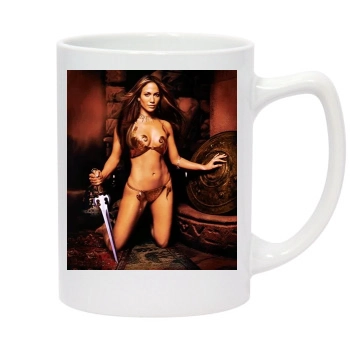 Jennifer Lopez 14oz White Statesman Mug