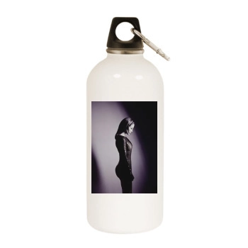 Jennifer Lopez White Water Bottle With Carabiner