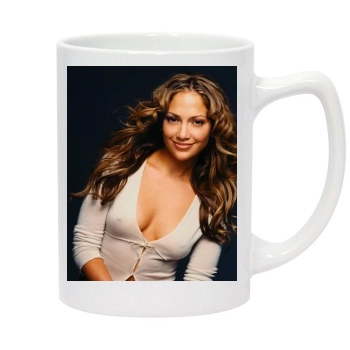 Jennifer Lopez 14oz White Statesman Mug