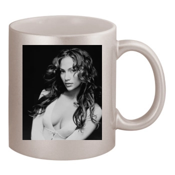 Jennifer Lopez 11oz Metallic Silver Mug