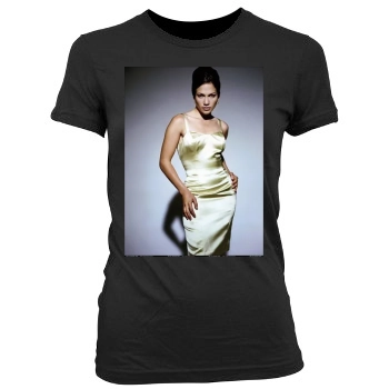 Jennifer Lopez Women's Junior Cut Crewneck T-Shirt