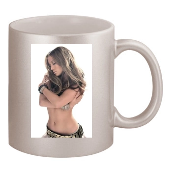 Jennifer Lopez 11oz Metallic Silver Mug