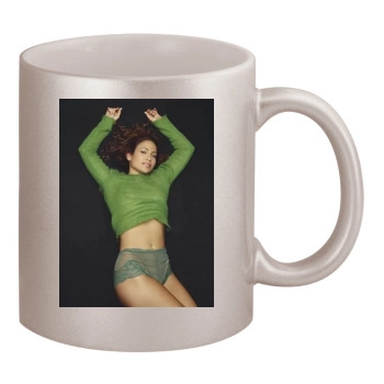 Jennifer Lopez 11oz Metallic Silver Mug