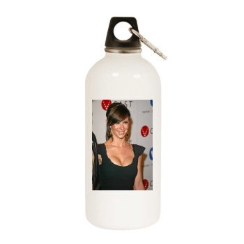 Jennifer Love Hewitt White Water Bottle With Carabiner