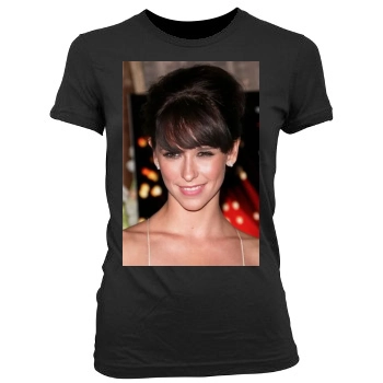 Jennifer Love Hewitt Women's Junior Cut Crewneck T-Shirt