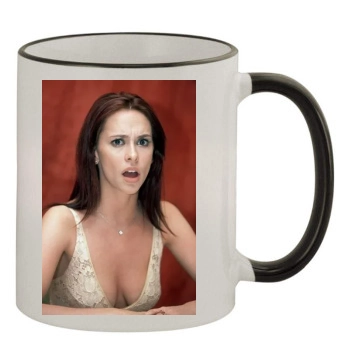 Jennifer Love Hewitt 11oz Colored Rim & Handle Mug