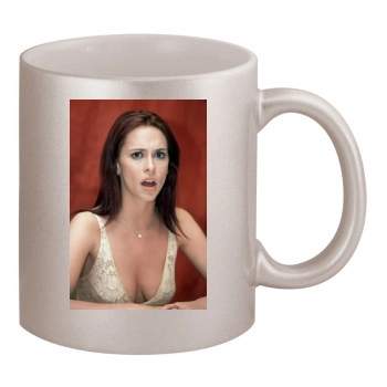 Jennifer Love Hewitt 11oz Metallic Silver Mug