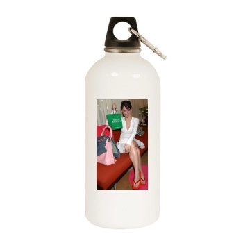 Jennifer Love Hewitt White Water Bottle With Carabiner