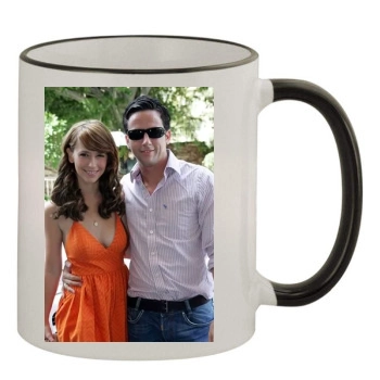 Jennifer Love Hewitt 11oz Colored Rim & Handle Mug