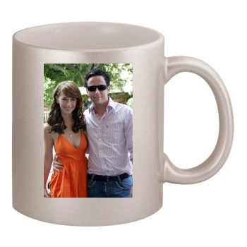 Jennifer Love Hewitt 11oz Metallic Silver Mug