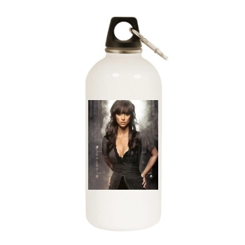 Jennifer Love Hewitt White Water Bottle With Carabiner