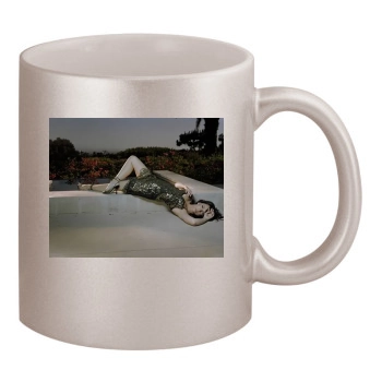 Jennifer Love Hewitt 11oz Metallic Silver Mug