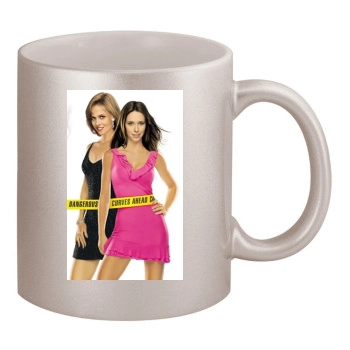 Jennifer Love Hewitt 11oz Metallic Silver Mug