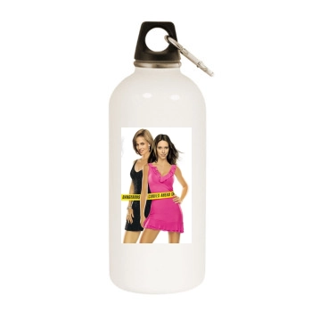 Jennifer Love Hewitt White Water Bottle With Carabiner