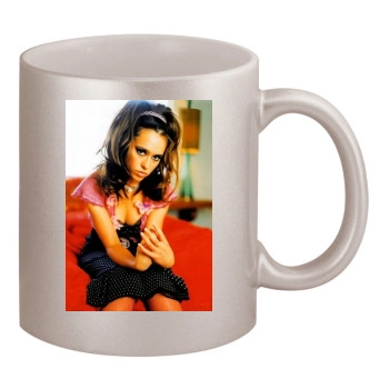 Jennifer Love Hewitt 11oz Metallic Silver Mug