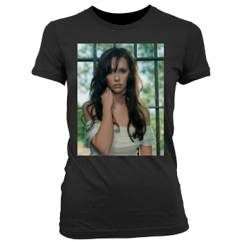 Jennifer Love Hewitt Women's Junior Cut Crewneck T-Shirt