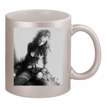 Jennifer Love Hewitt 11oz Metallic Silver Mug