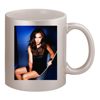 Jennifer Love Hewitt 11oz Metallic Silver Mug