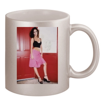 Jennifer Love Hewitt 11oz Metallic Silver Mug