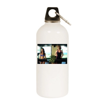 Jennifer Love Hewitt White Water Bottle With Carabiner