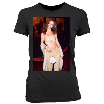 Jennifer Love Hewitt Women's Junior Cut Crewneck T-Shirt