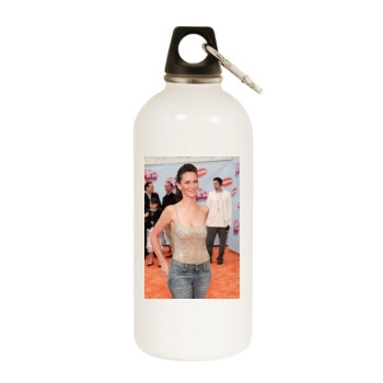 Jennifer Love Hewitt White Water Bottle With Carabiner