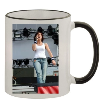 Jennifer Love Hewitt 11oz Colored Rim & Handle Mug