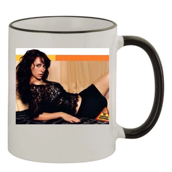 Jennifer Love Hewitt 11oz Colored Rim & Handle Mug