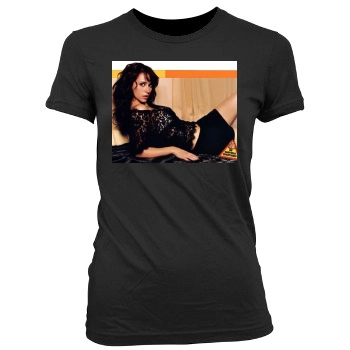 Jennifer Love Hewitt Women's Junior Cut Crewneck T-Shirt