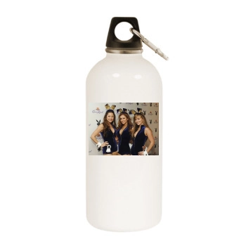 Jennifer Walcott White Water Bottle With Carabiner