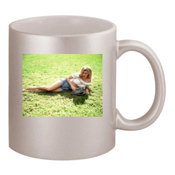 Jenny McCarthy 11oz Metallic Silver Mug