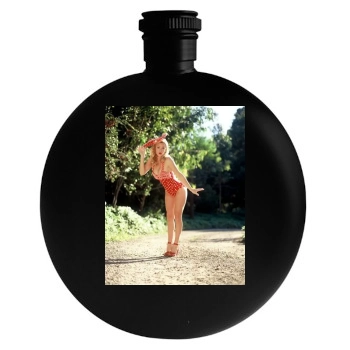 Jenny McCarthy Round Flask