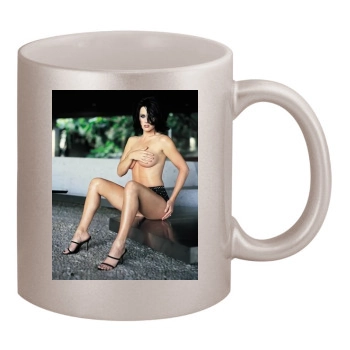 Jenny McCarthy 11oz Metallic Silver Mug