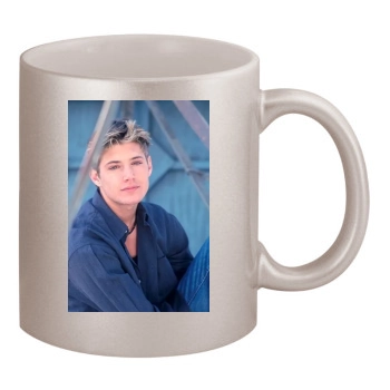 Jensen Ackles 11oz Metallic Silver Mug