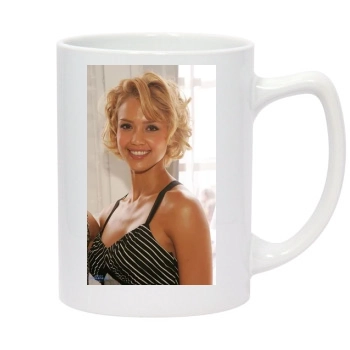 Jessica Alba 14oz White Statesman Mug