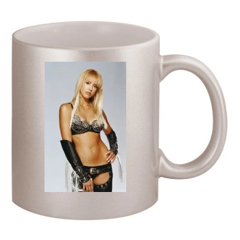 Jessica Alba 11oz Metallic Silver Mug