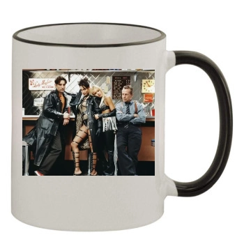 Jessica Alba 11oz Colored Rim & Handle Mug