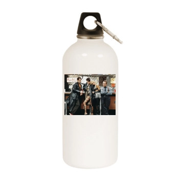 Jessica Alba White Water Bottle With Carabiner