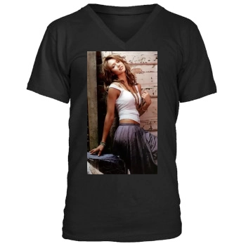 Jessica Alba Men's V-Neck T-Shirt