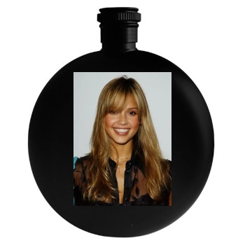 Jessica Alba Round Flask