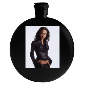 Jessica Alba Round Flask