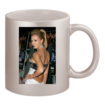 Jessica Alba 11oz Metallic Silver Mug