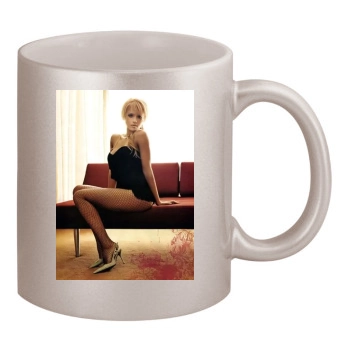 Jessica Alba 11oz Metallic Silver Mug