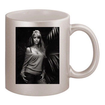 Jessica Alba 11oz Metallic Silver Mug