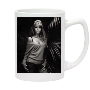 Jessica Alba 14oz White Statesman Mug