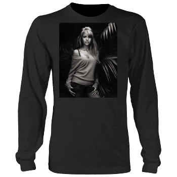 Jessica Alba Men's Heavy Long Sleeve TShirt